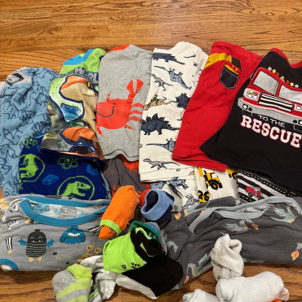2t boys pajama bundle